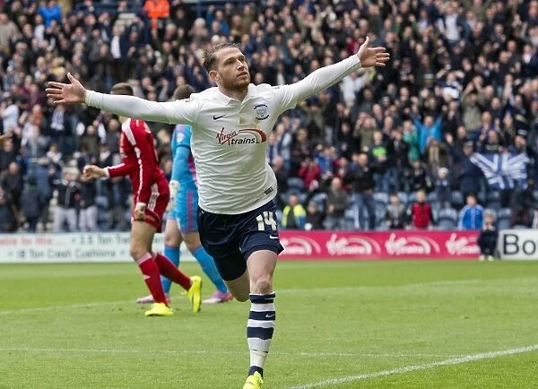 Exulting in Glory: Preston North End's Thrilling Goal Celebrations