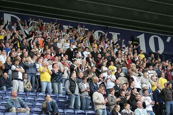 Unforgettable Rivalry: Preston North End vs. Bristol City - A Sea of Passionate Supporters at Deepdale