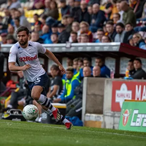 Carabao Cup: Joe Rafferty in Action for Preston North End against Bradford City (Away), August 13, 2019