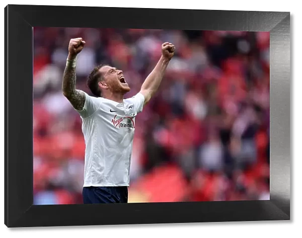 Joe Garner's Thrilling Play-Off Final Victory Celebration with Preston North End at Wembley Stadium