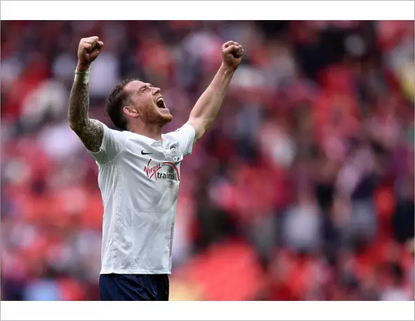 Joe Garner's Thrilling Play-Off Final Victory Celebration with Preston North End at Wembley Stadium