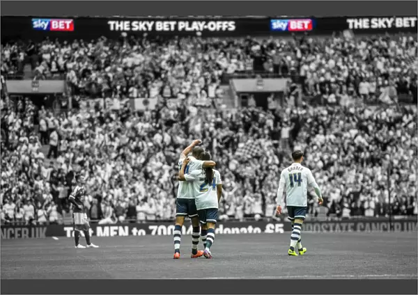 Jermaine Beckford and Daniel Johnson Celebrate In Front Of Fans