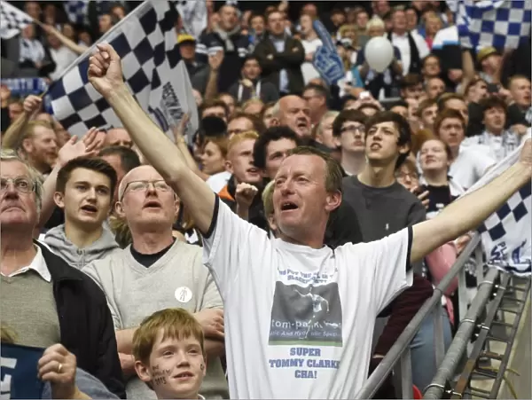 PNE Fans Celebrate at Wembley For Play-Off Final 2015