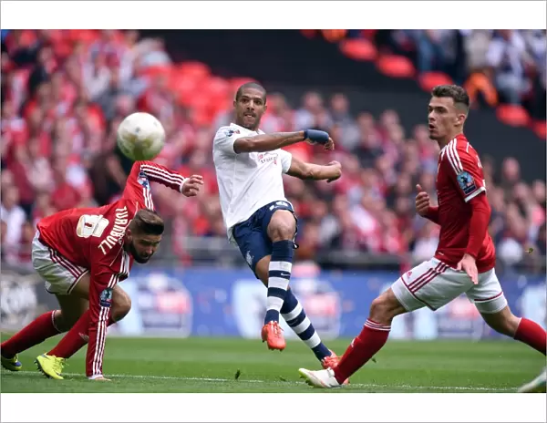 Jermaine Beckford Scores His Second Goal At Wembley