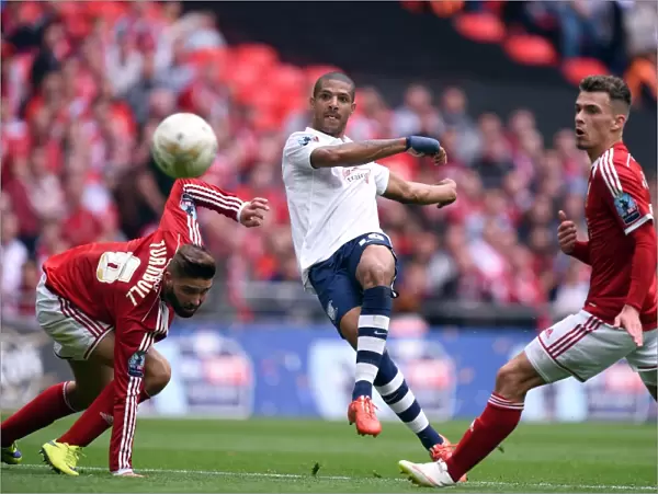 Jermaine Beckford Scores His Second Goal At Wembley