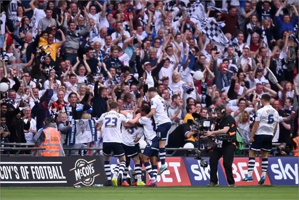 Jermaine Beckford's Thrilling Goal Celebration: Preston North End's Sky Bet League One Play-Off Final Victory over Swindon Town