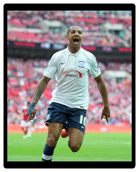 Jermaine Beckford Celebrated One Of Three Goals In The Final