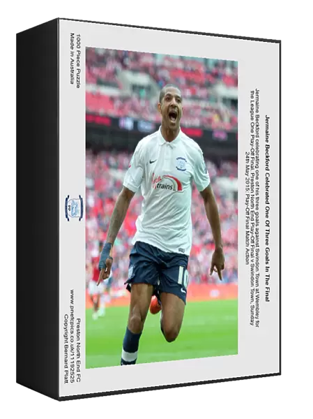 Jermaine Beckford Celebrated One Of Three Goals In The Final