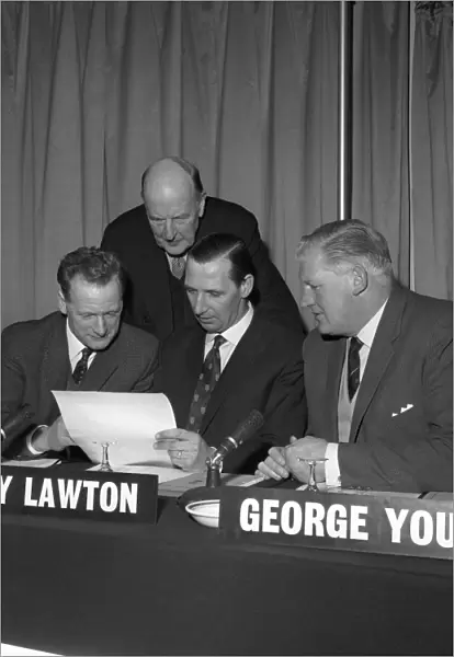 Soccer - Football Pools Selection Panel - London - 1963