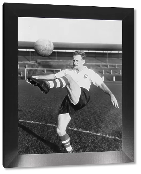 Sir Tom Finney Shows Off His Skills In A Training Session