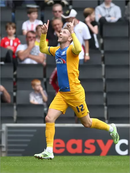 Paul Gallagher Scores First Goal for Preston North End Against Milton Keynes Dons in Sky Bet Championship Match