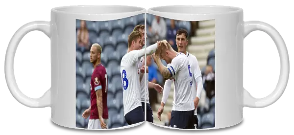 PNE v West Ham United Ryan Ledson, Tom Clarke, Tom Barkhuizen and Josh Earl, Home Kit