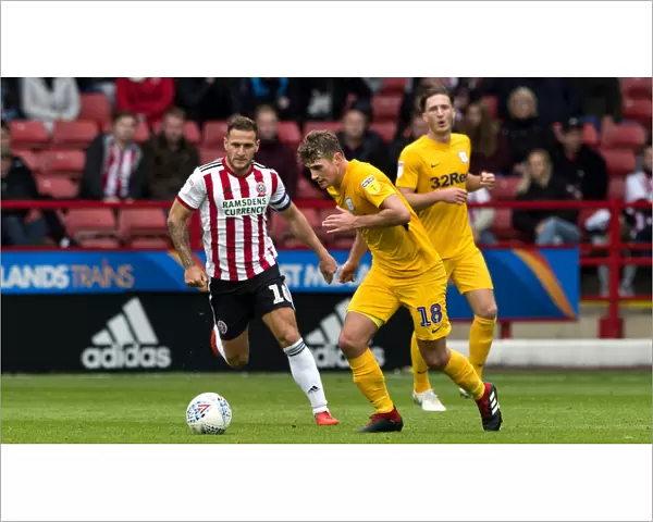 DK, Sheffield United v PNE, Yellow Kit Ryan Ledson (6)