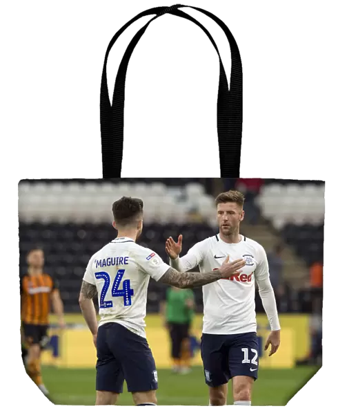 DK, Hull City v PNE, Home Kit Sean Maguire and Paul Gallagher