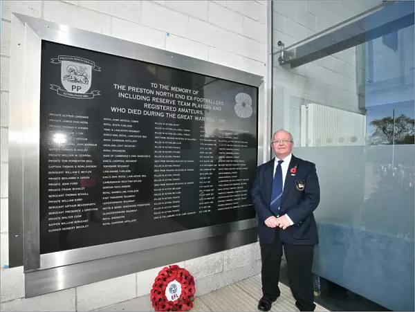 PNE Historian Unveils New Permanent Memorial At Deepdale