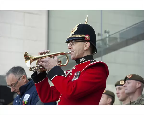 PNE Remembers As A Bugler Plays The Last Post