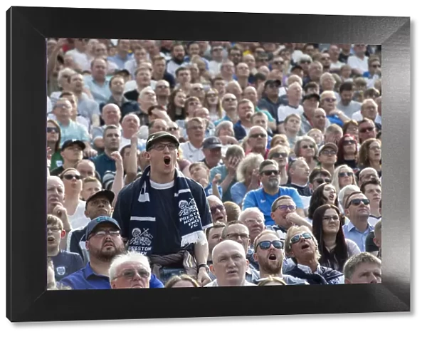PNE Fan Stands Out In A Crowd