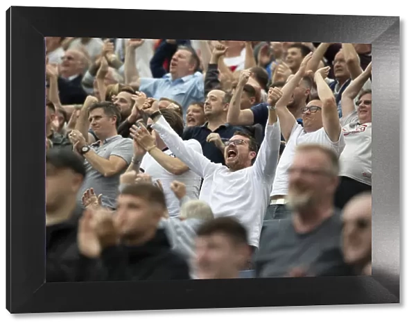 PNE Fans Euphoria: Celebrating the Lead Against Bolton Wanderers at Deepdale (2018 / 19)