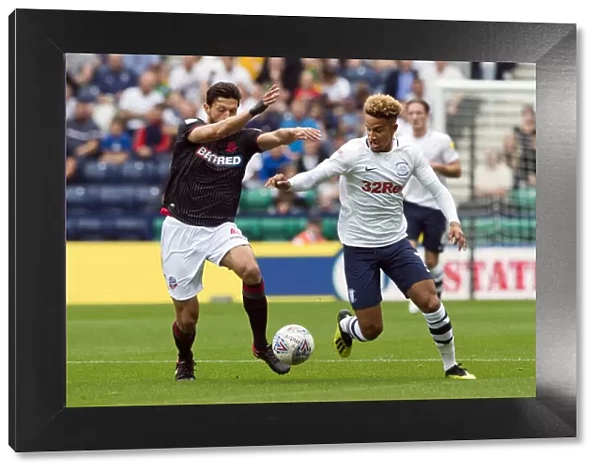Callum Robinson On The Attack Against Bolton Wanderers