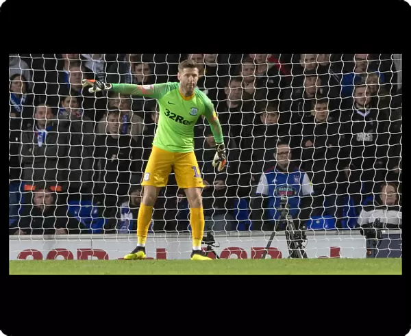 Paul Gallagher In Goal At Ipswich Town