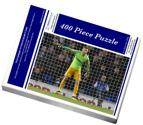 Paul Gallagher In Goal At Ipswich Town