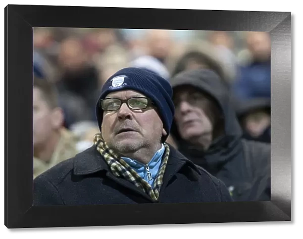Passionate Preston North End Fans in Action: SkyBet Championship Showdown vs Millwall at Deepdale
