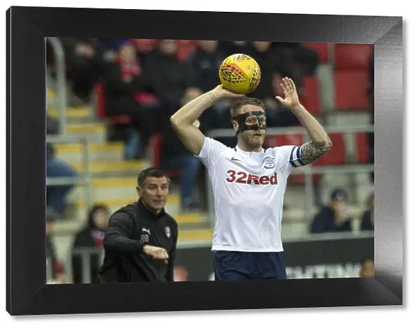 Tom Clarke in Action: Preston North End vs Rotherham United, Sky Bet Championship, 1st January 2019