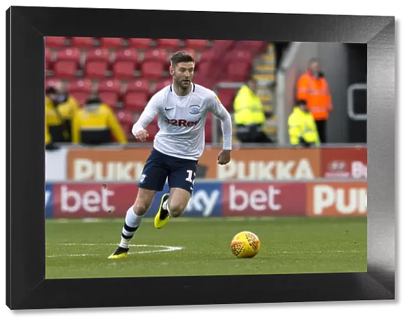 Paul Gallagher Leads Preston North End in Sky Bet Championship Battle against Rotherham United at Deepdale (1st January 2019)