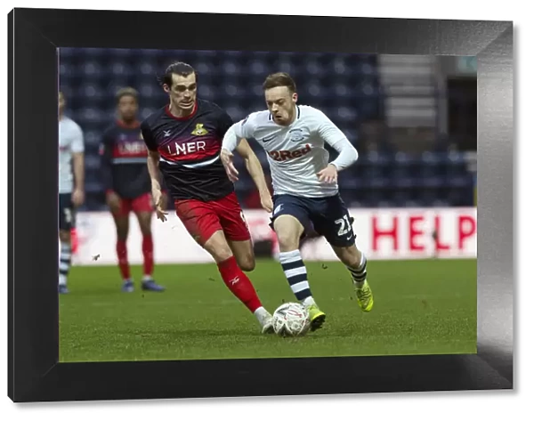 Brandon Barker Scores the Winning Goal for Preston North End against Doncaster Rovers in FA Cup Third Round at Deepdale (06 / 01 / 2019)