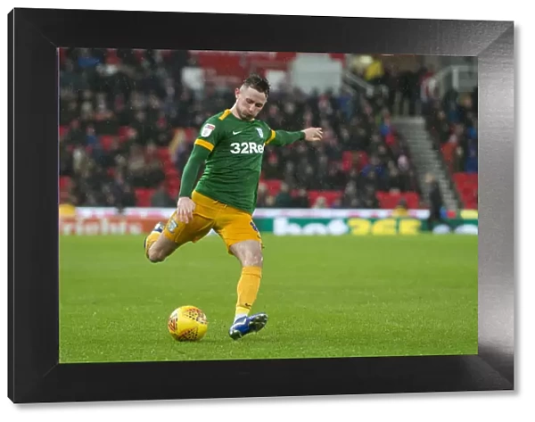 Alan Browne Scores the Sixth Goal for Preston North End against Stoke City in SkyBet Championship (January 26, 2019)