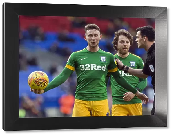 Preston North End's Alan Browne and Ben Pearson Go Head-to-Head Against Bolton Wanderers in SkyBet Championship Showdown at University Stadium (09 / 02 / 2019)
