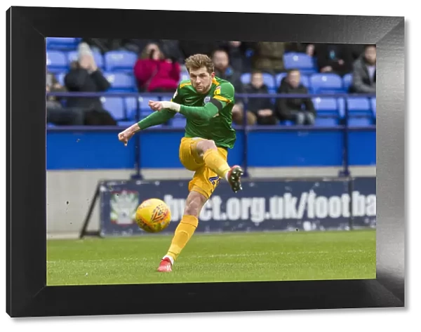 Tom Barkhuizen Scores the Winning Goal for Preston North End against Bolton Wanderers in SkyBet Championship Match, 9th February 2019
