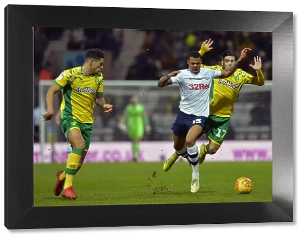 Preston North End's Lukas Nmecha Scores Thrilling Goal Against Norwich City at Home, February 13, 2019