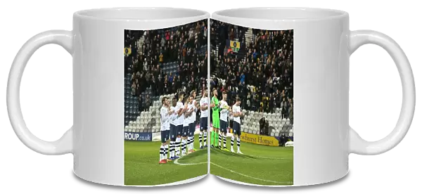IR, PNE v Norwich City, Players Minutes of Applause