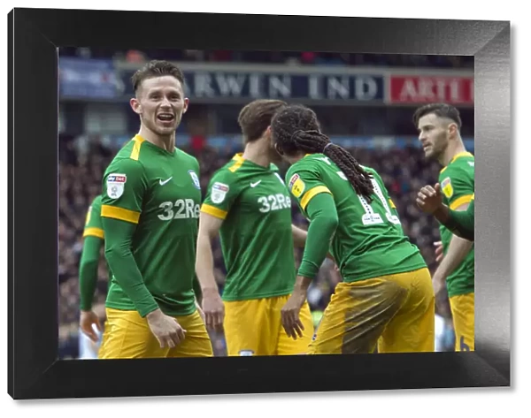 Alan Browne and Daniel Johnson's Thrilling Goal Celebrations: Preston North End's Victory at Blackburn Rovers in SkyBet Championship (09 / 03 / 2019)