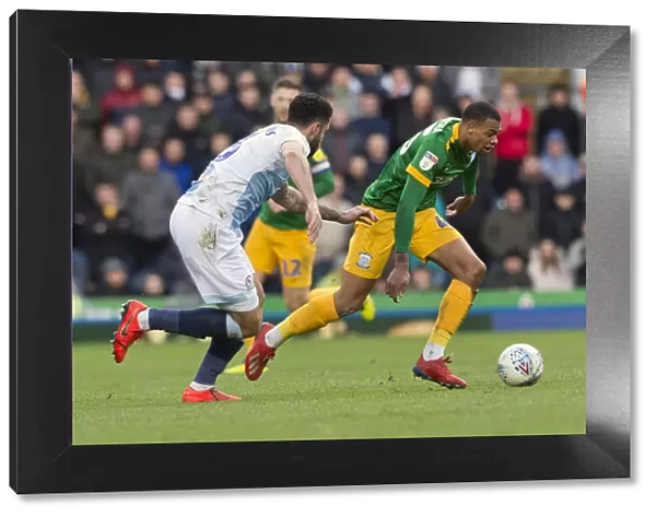 Lukas Nmecha Scores for Blackburn Rovers Against Preston North End in SkyBet Championship Clash at Ewood Park (09 / 03 / 2019)