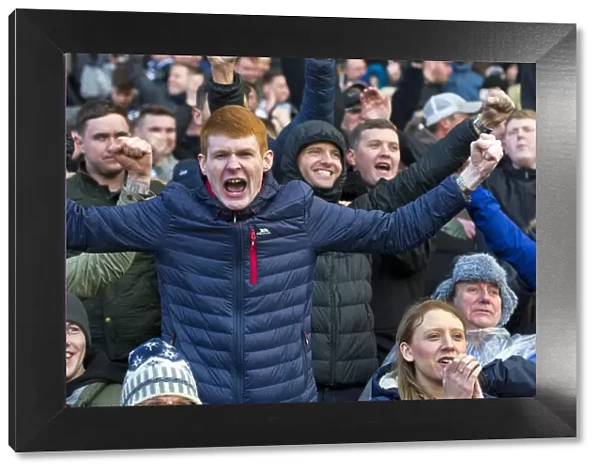 Fans in Action: Preston North End vs Blackburn Rovers at Ewood Park, SkyBet Championship 2018 / 19