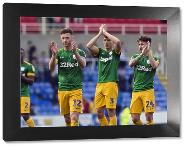Preston North End: Gallagher, Earl, and Maguire Receive Warm Applause in Green Kit against Reading at Majedski Stadium (SkyBet Championship, March 30, 2019)