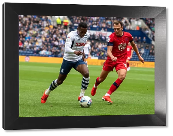 PNE's Darnell Fisher in Action: PNE vs Wigan Athletic, SkyBet Championship (August 10, 2019)