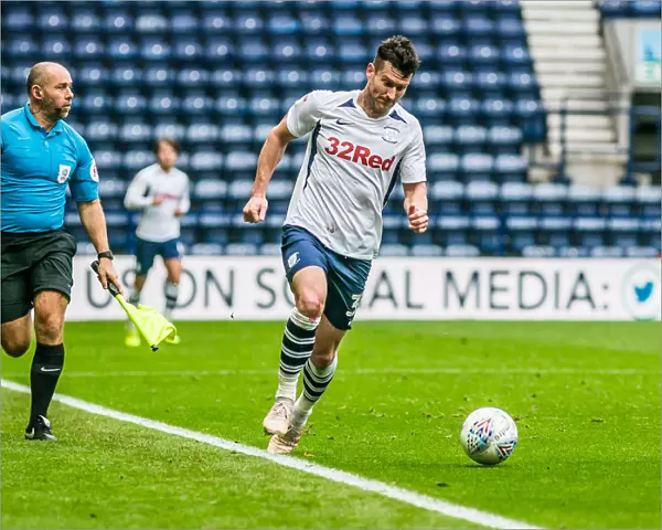 David Nugent Running Up The Wing At Deepdale