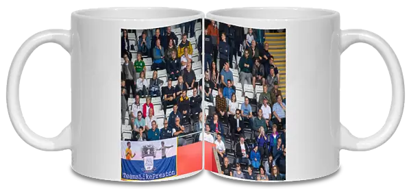 IR, Swansea City v PNE, Fans and Flag (2)