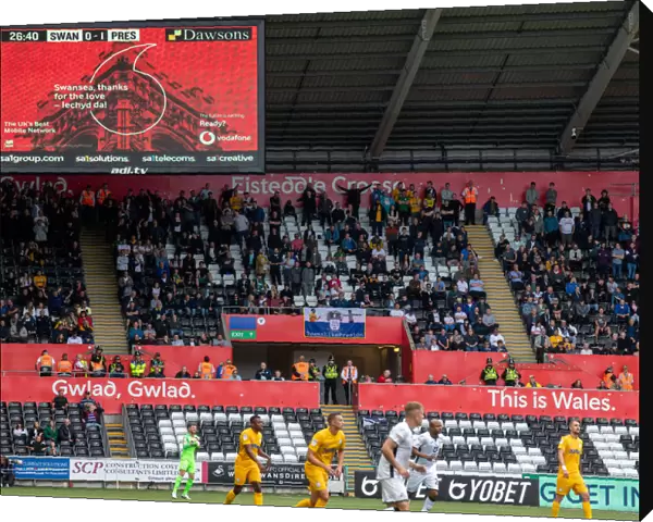 IR, Swansea City v PNE, Fans (1)