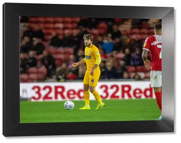 Preston's Pearson Fights for Possession against Middlesbrough in SkyBet Championship Clash (2019-2020)