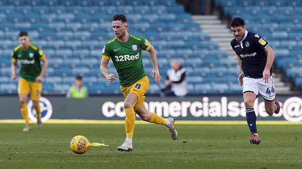 Alan Browne Scores Brace: Preston North End's Championship Victory at Millwall, 23rd February 2019
