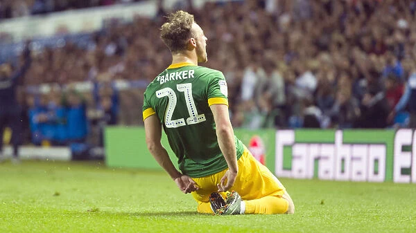 Brandon Barker Celebrates His Solo Goal Against Leeds United