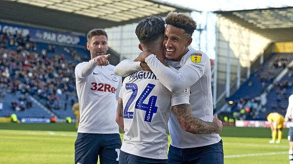 Callum Robinson Showing His Thanks To Sean Maguire After Assist
