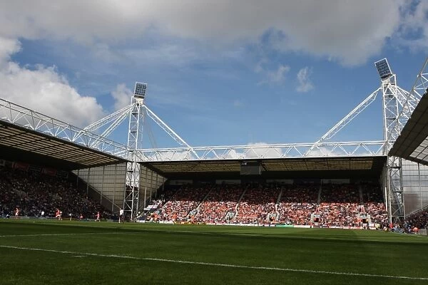 Championship Clash: Preston North End vs Blackpool at Deepdale (2009) - Football Action and Stadium View