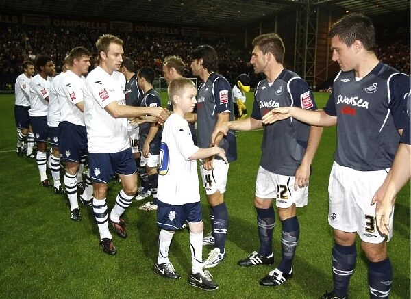 Championship Handshake: Preston North End vs Swansea City at Deepdale (2008)