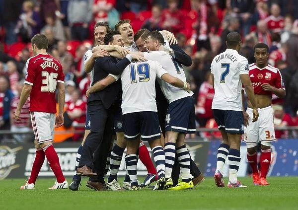 Championship Promotion: Preston North End's Triumphant Play-Off Final Victory over Swindon Town (2015)