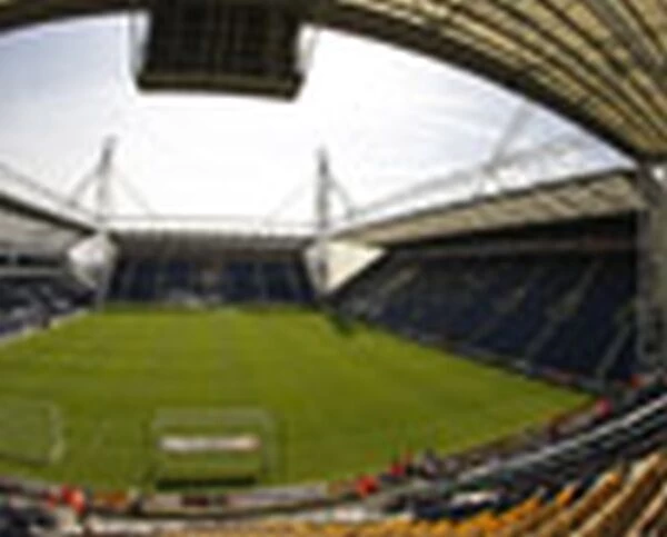 Championship Showdown: Preston North End vs. Wolverhampton Wanderers at Deepdale - A Football Rivalry (Stadium View)